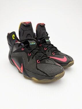 Nike Lebron 12 GS Data Youth Basketball Sneakers Shoes